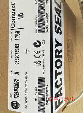 议价1769-IF4X0F2 Rockwell AB PLC模块1769IF4X0F2