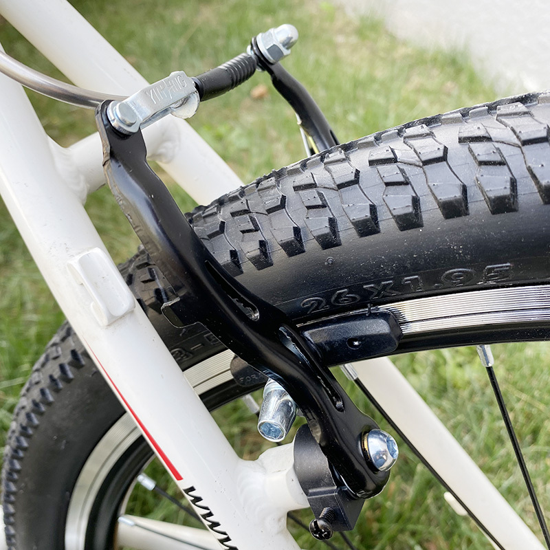 26寸变速山地自行车前后轮组26x1.75/1.95v刹双层铝合金车轮抱闸