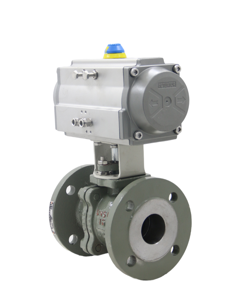 Q641H/Y-16C高温蒸汽导热油硬密封铸钢防爆气动法兰球阀O型切断阀