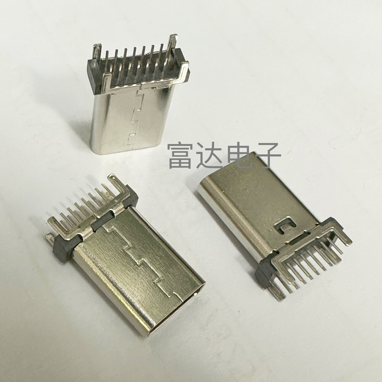 口母座立式贴直插脚大电图片