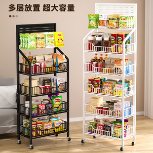 超市零食货架展示架便利店多层置物架收银柜台小食品架子移动陈列