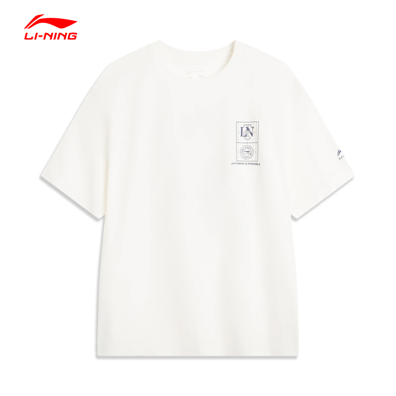李宁短袖T恤男士2025新款