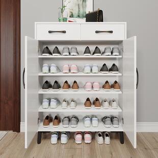 迷你鞋架鞋柜家用门口60宽薄款3070深80公分长高90收纳小型窄款