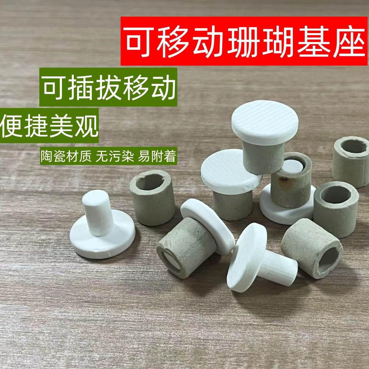 珊瑚t型基座 可移动T型珊瑚底座 可插拔珊瑚 繁殖珊瑚断枝基座图片
