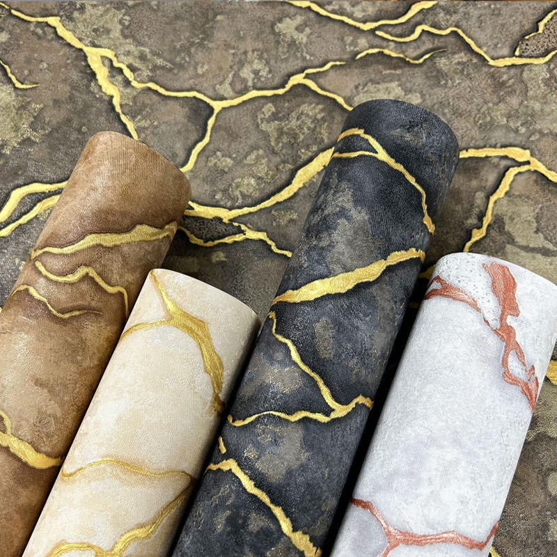 复古工业风大理石纹墙纸客厅电视背景壁纸水泥纹3D个性背景墙纸