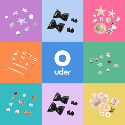 OUDER开口笑洞洞鞋鞋饰