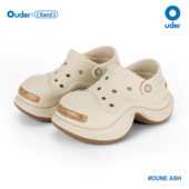 厚底增高灰防滑大头外穿拖鞋 女 朱正廷同款 Ouder开口笑洞洞鞋