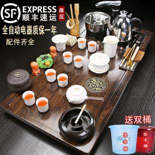 烧水壶全自动上水一体茶盘家用客厅泡茶台茶道杯整套 功夫茶具套装
