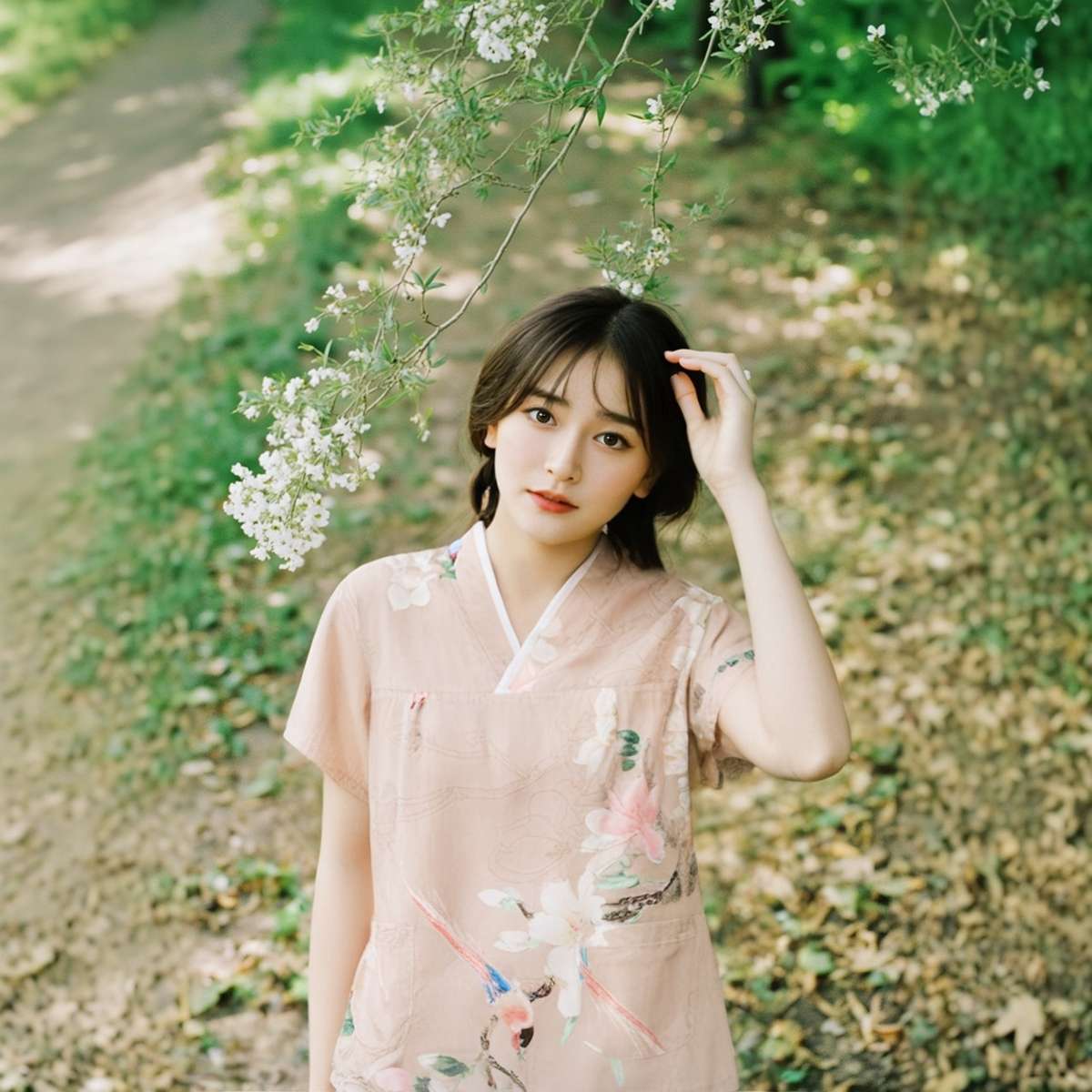纯棉花国风汗蒸服女款加胸垫洗浴足疗客人衣服足浴按摩睡衣桑拿男