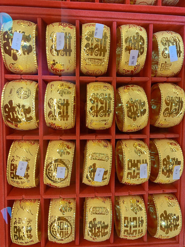 水贝黄金足金9999 小红书同款网红龙凤手镯按克卖实时价