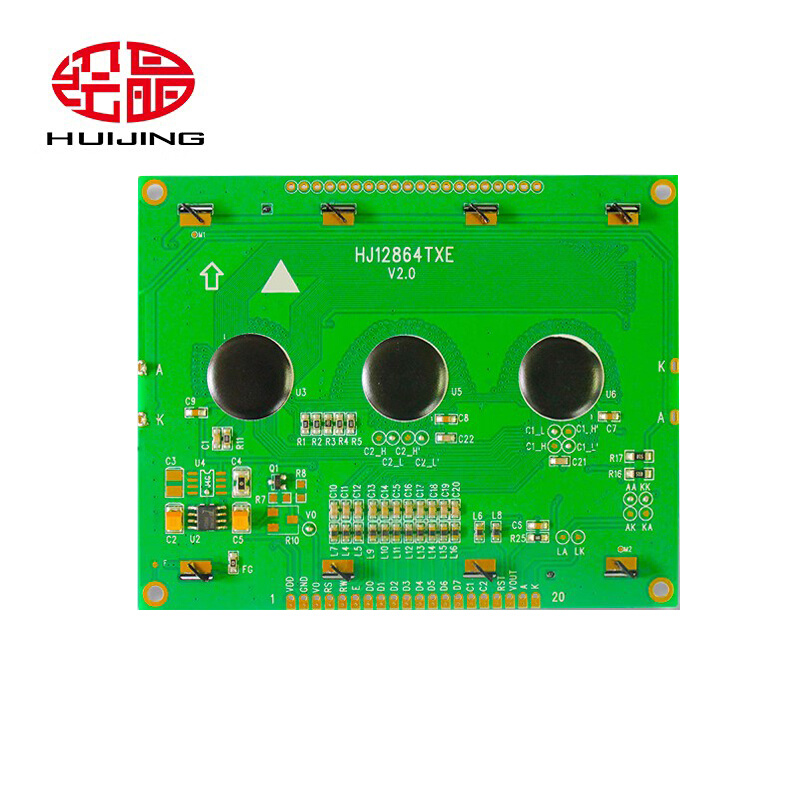 绘晶 HJ12864TXE 3.9寸LCD液晶屏 128*64点阵LCM显示模块 COB模组-封面