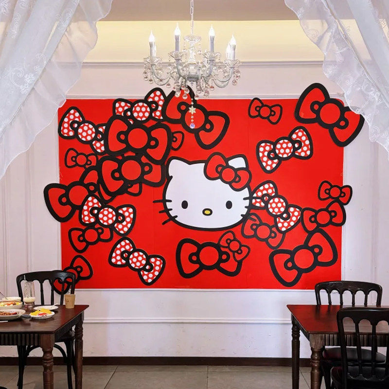 hellokitty生日周岁kt板卡通凯蒂猫主题商场店铺门口装饰品网红,节庆用品/礼品,装扮布置套餐,淘宝优惠券,粉丝福利购,淘宝优惠卷