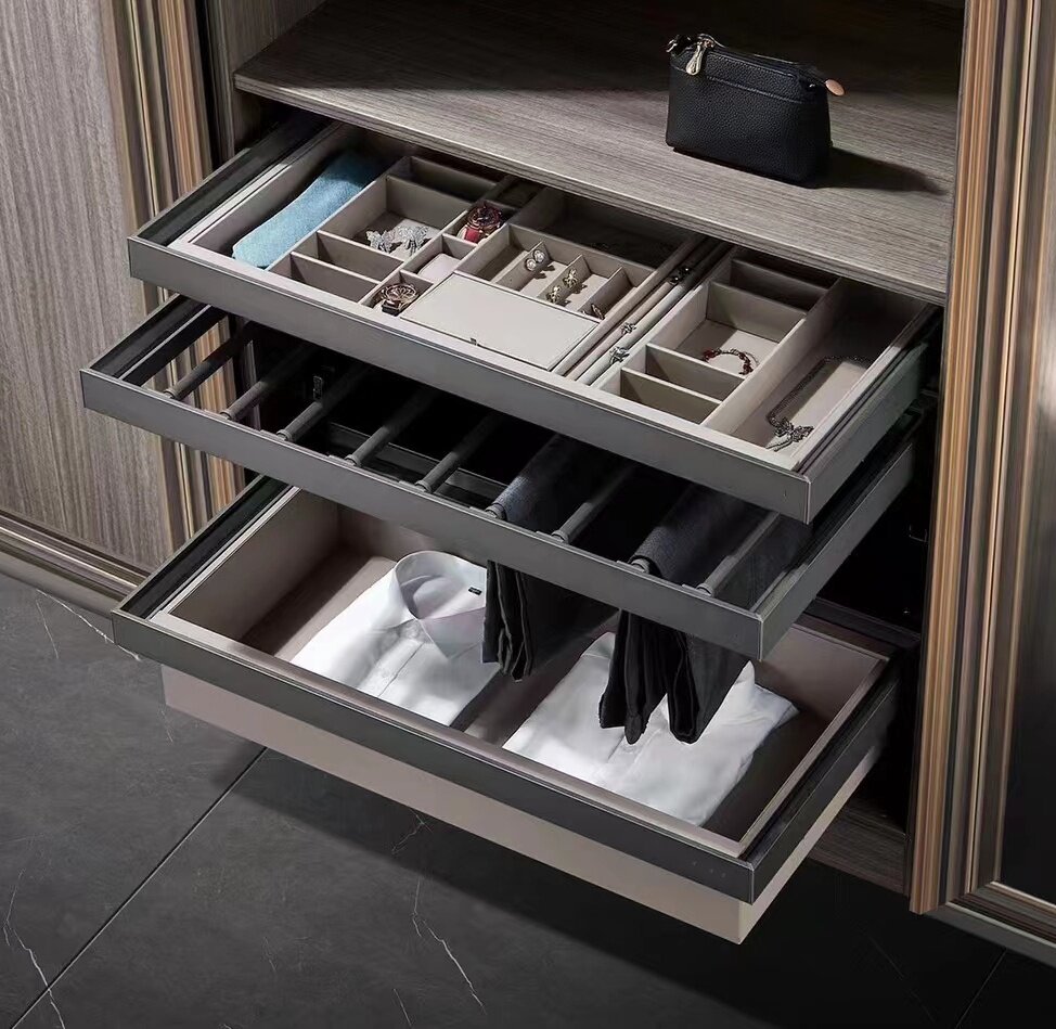 衣柜抽屉拉篮内置伸缩裤架家用衣帽间抽拉五金配件皮革首饰内衣盒,住宅家具,其它柜子配件,淘宝优惠券,粉丝福利购,淘宝优惠卷