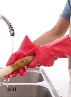 Kitchen Dish Washing Gloves Household Dishwashing Potato Pee