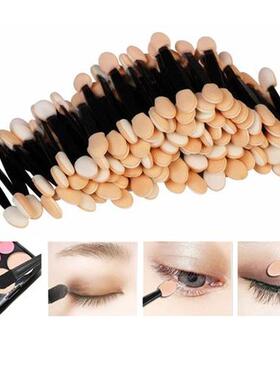 50/5PCS Disposable Eye shadow Brushes Dual Sided Sponge Nylo