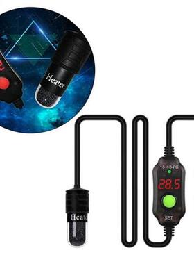 Aquarium Fish Tank Heater USB LED Heating Rod Adjustable Tem