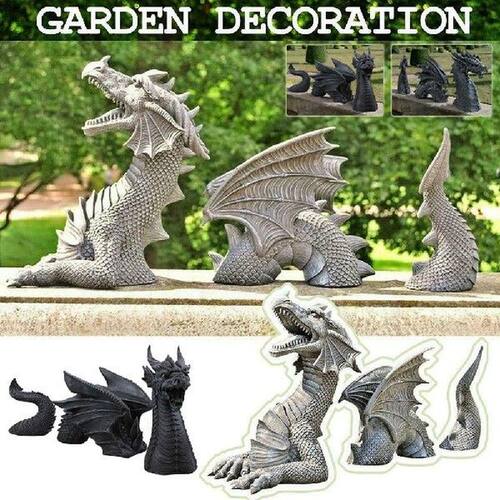 Dragon Gothic Garden Decor Statue The Dragon Of