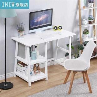 Universal Laptop Desks White Two Shelves Office Desk Office