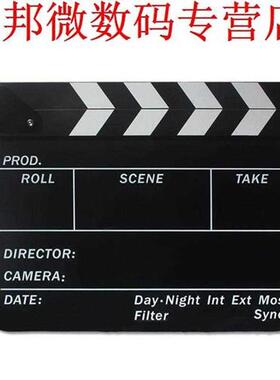 Hot Acrylic Director Video Clapboard Dry Erase TV Film Movie