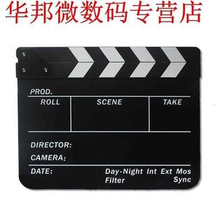 Hot Acrylic Director Video Clapboard Dry Erase TV Film Movie