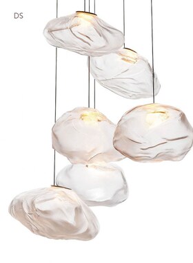 Minimalist Personality Glass Art Pendant Lights Nordic Creat