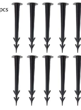 100Pcs Plastic Garden Cover Cloth Securing Stakes Spikes