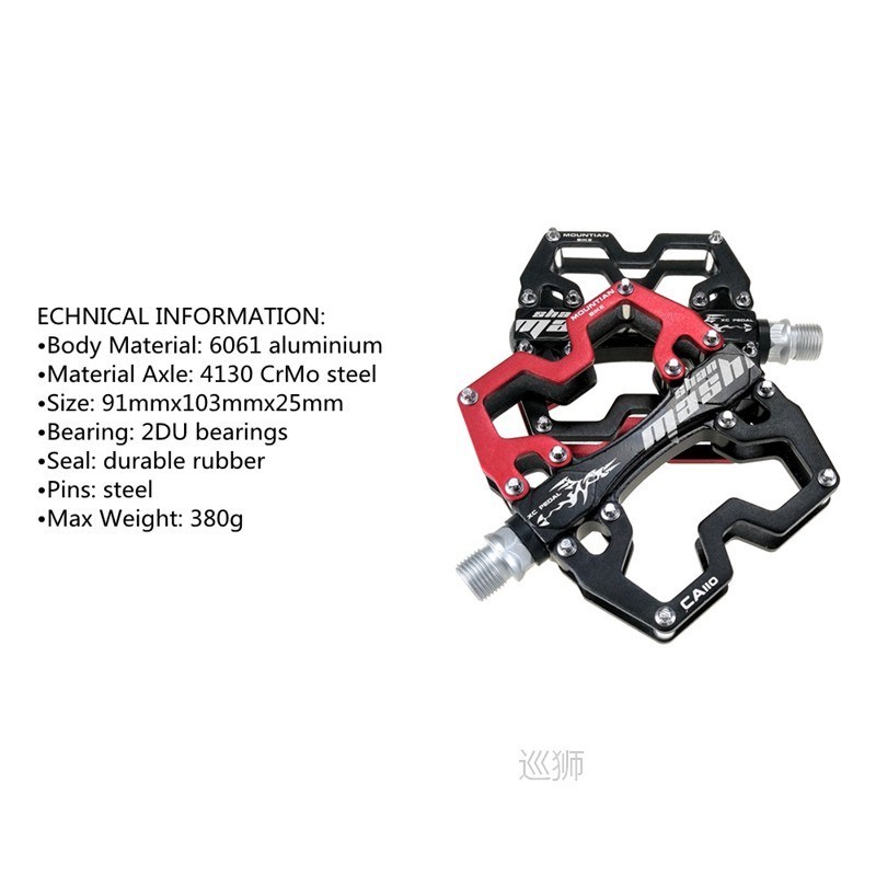 2019 New Aluminum alloy CNC  ultralight  cycling  BMX pedal