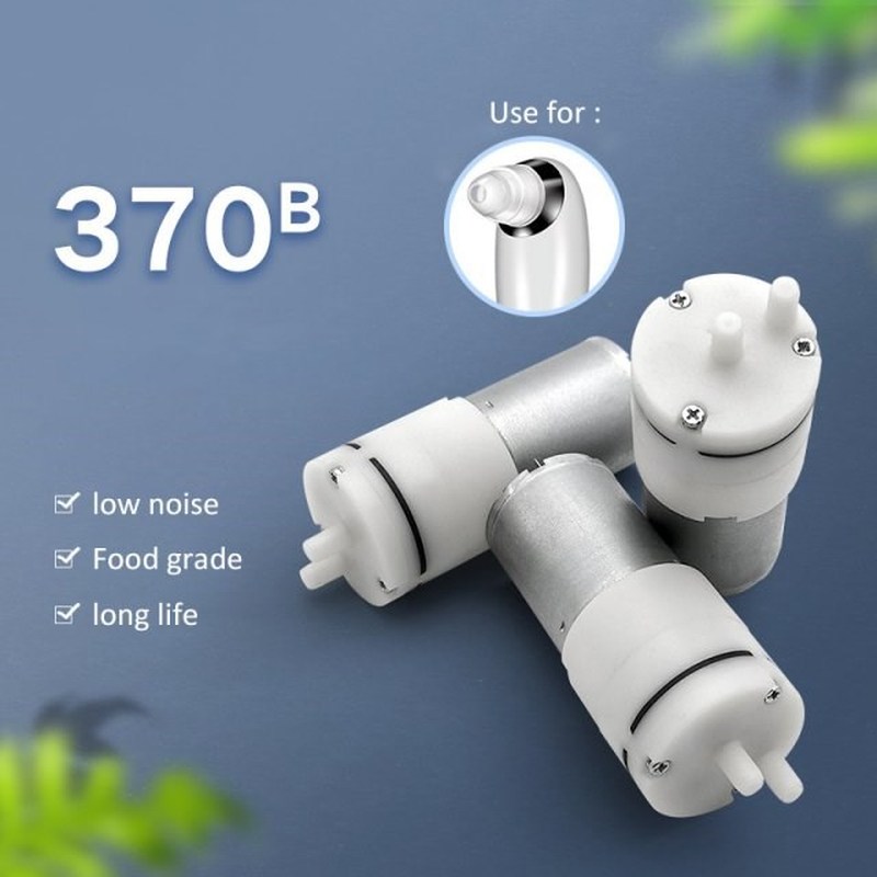 370B Mini Air Pump (3.7V/5V/6V)=(2.2/3/3.5LPM) Electric Micr