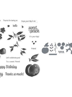 Flower Seal Stamp with Cutting Dies Stencil DIY Scrapbooking