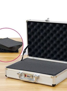Portable Aluminum Alloy ToolBox Password Safety Case Hardwar