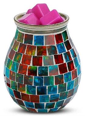 Hand Craft Paste Mosaic Glass Aromatherapy Lamp Wax Melter