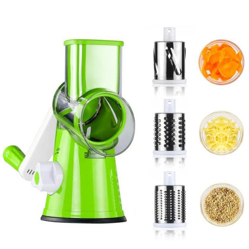 Manual Round Mandoline Slicer Vegetable Cutter Potato Julien