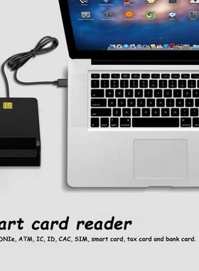 Portable USB 2.0 Smart Card Reader DNIE ATM CAC IC ID Bank C