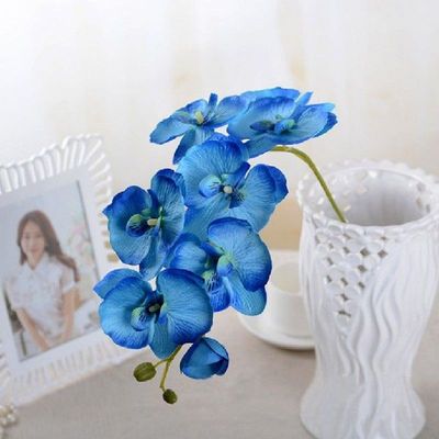7 heads Phalaenopsis Fake Flowers Home Decoration Ornaments