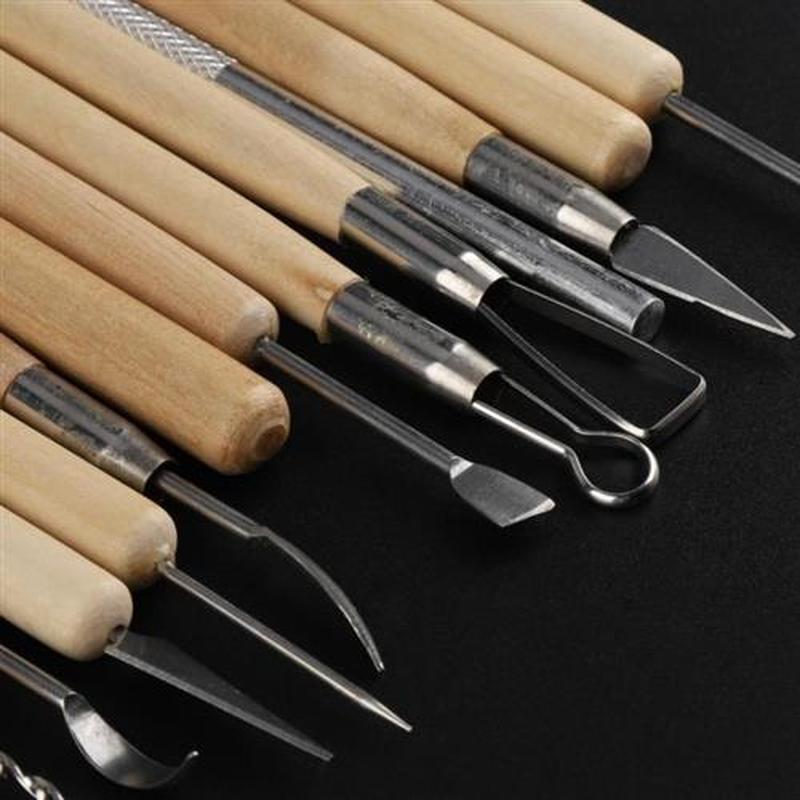 42Pcs Ceramic Pottery Crafts Pottery CarvingTools Set Clay S
