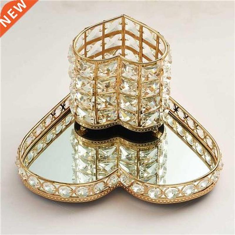 Crystal Makeup Brush Storage Tube Eyebrow Pencil Makeup Orga