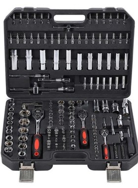172Pcs Ratchet Wrench Set Socket Hand Operated Tools Hardwar