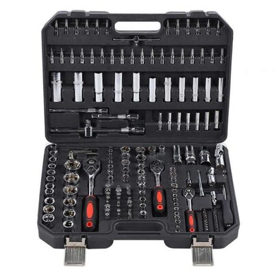 172Pcs Ratchet Wrench Set Socket Hand Operated Tools Hardwar