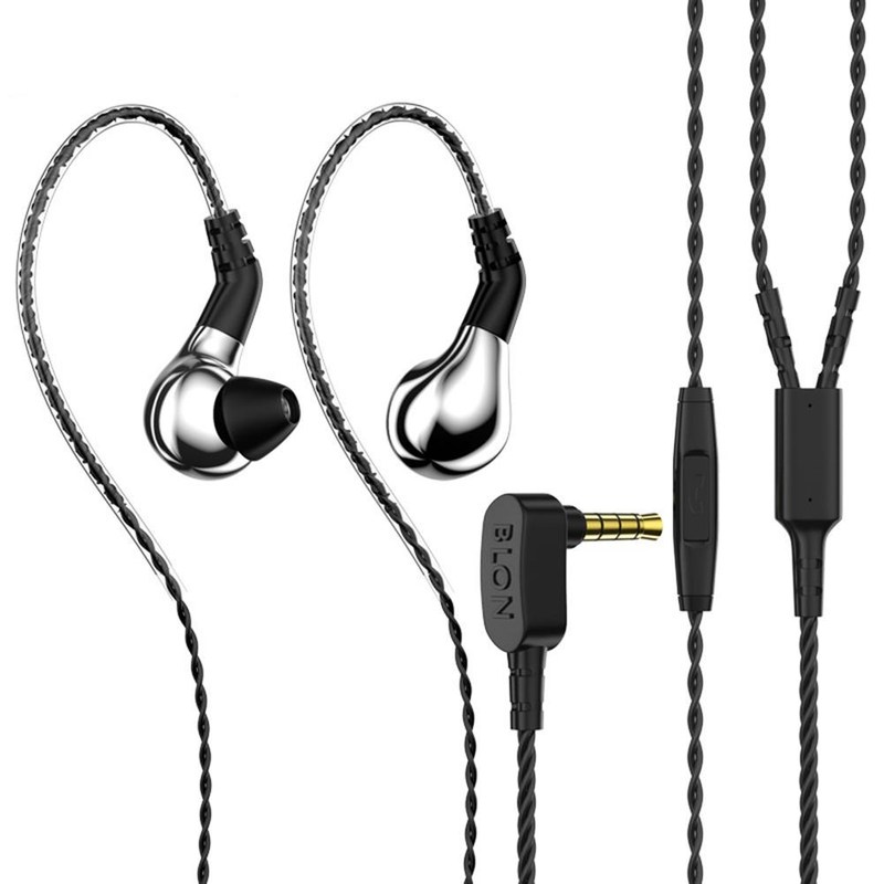BLON BL03 1.2m niversal 3.5mm  HiFi In-Ear Wired Earphones D