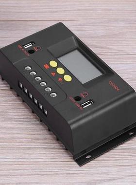 PWM 30A 12V 24V LCD USB Change Panel Charge Discharge Regula
