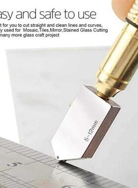 10Pcs Golden Glass Cutter Set Pencil Steel Straig Head Gla