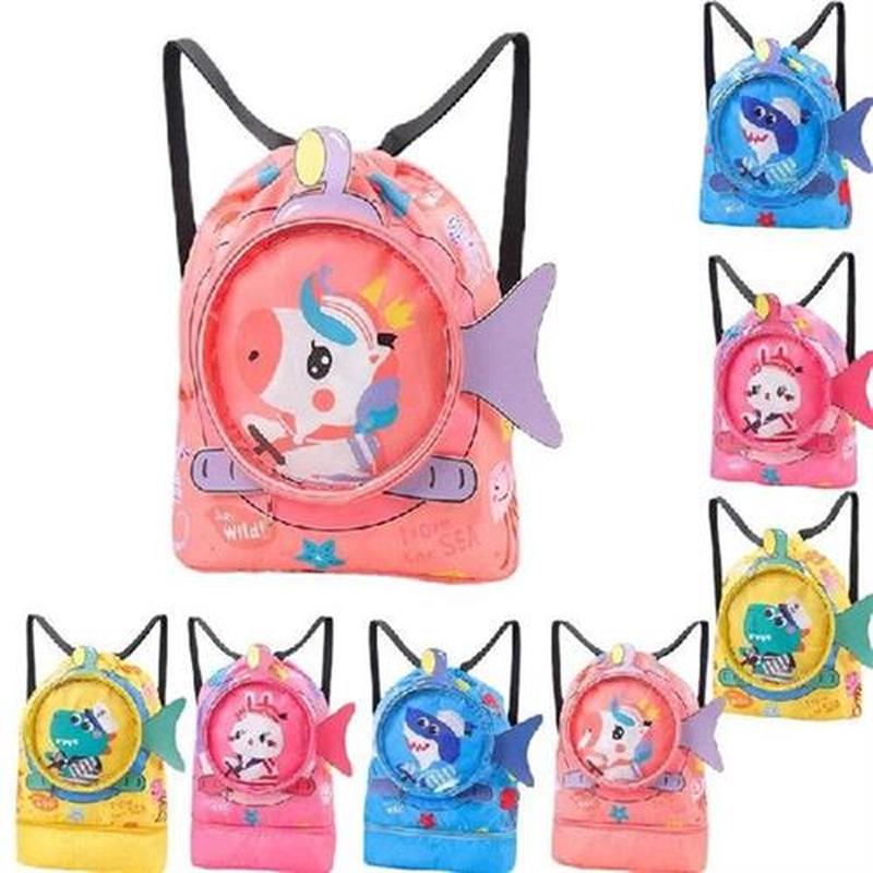 Waterproof Children Swimming Bag Cute Animals Backpack Kids