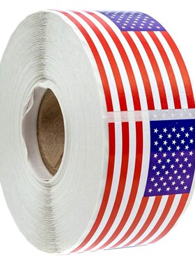 50-250pcs USA Patriotic Sticker American Flag Stickers for n