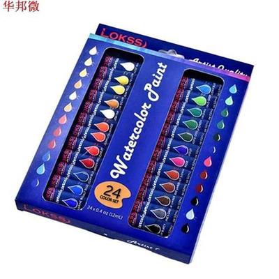 Ensemble de 24 couleurs de peinture à lhuile d&#