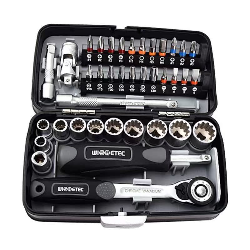 High quality 38PCS  ratchet wrench set 1/4 socket screwd