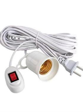 E27 Screw Cap Socket Lamp Bases White Ceiling Light Lamp