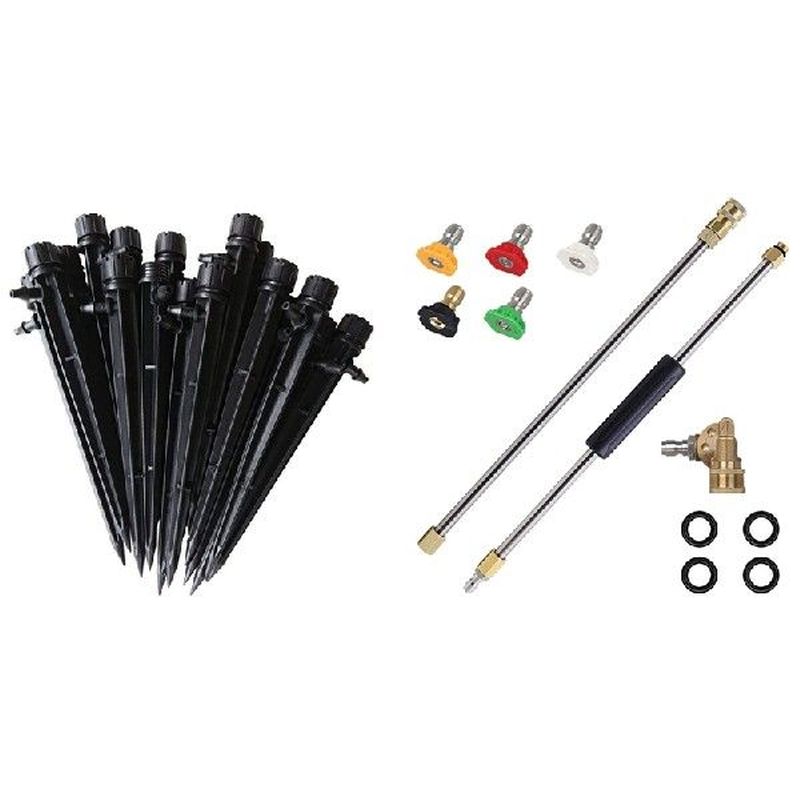100 Pcs Drip Emitters,360 Degree Water Flow Drip Irrigation