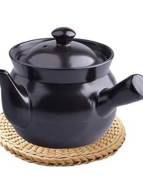 4 Pack Woven Placemats,Coaster,Round Corn Husk Placemat Ratt