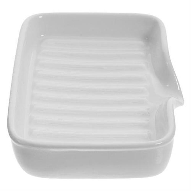 Bathroom Kitchen Soap Dish Soap Holder Ceramic Draining