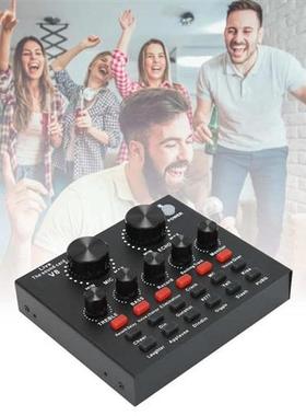 mixer V8 Voice Sound Card Reverberation 2-Channels Multiple